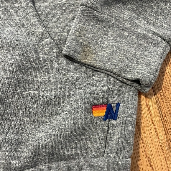 Aviator Nation blue striped zip hoodie - Picture 5 of 5